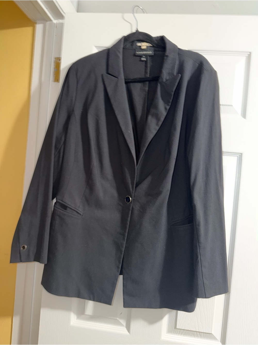 Lane Bryant Black Single-Button Blazer